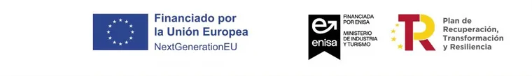 Financiado por la Unión Europea – NextGenerationEU. Financiada por ENISA, Ministerio de Industria y Turismo. Plan de Recuperación, Transformación y Resiliencia.